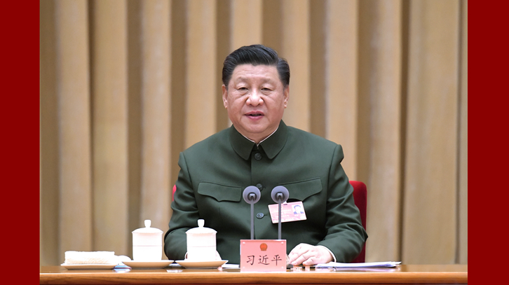 习近平：贯彻依法治军战略 提高国防和军队建设法治化水平
